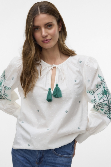Vero Moda vmhiba ls top wvn spe
